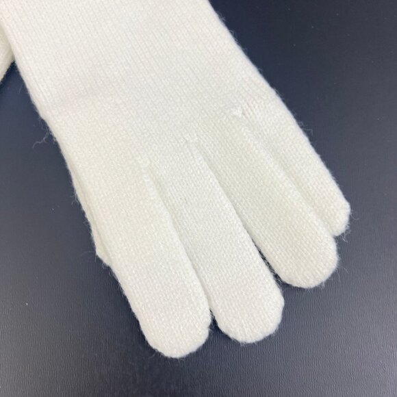 DKNY Women's Ivy Winter Gloves White Logo Gloves Size 0S Touch Screen Texting - Picture 5 of 10